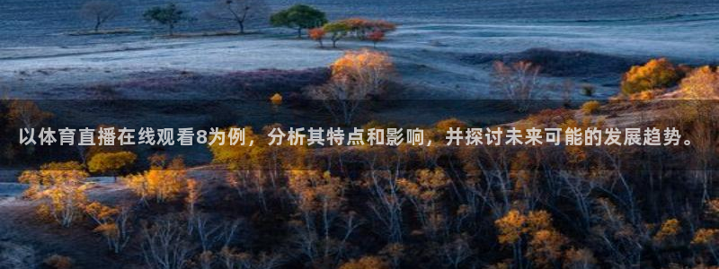 袋鼠直播：以体育直播在线观看8为例，分析其特点和影响，并探讨未来可能的发展趋势。